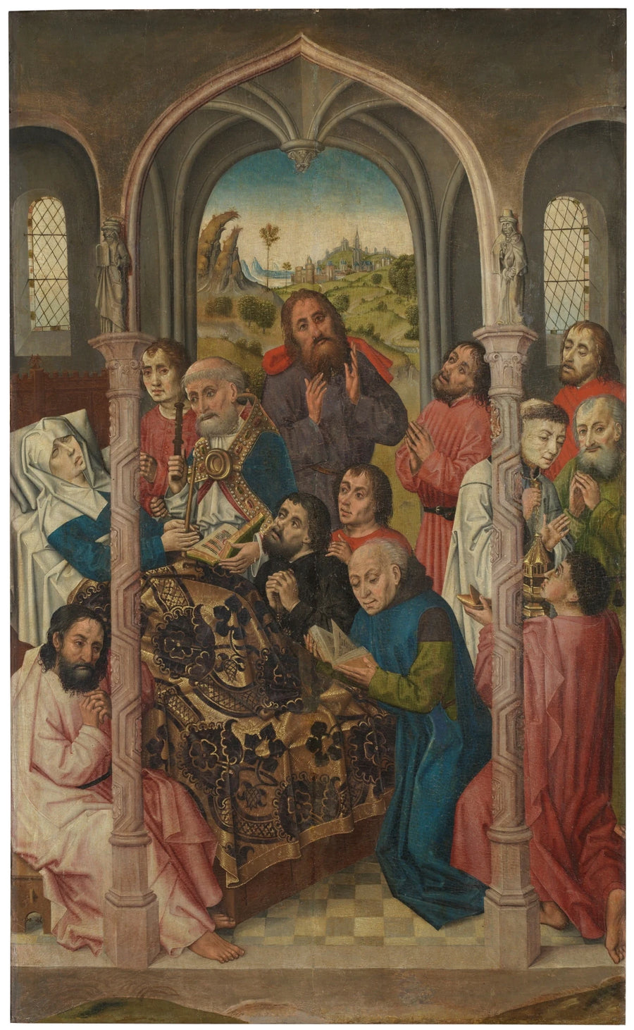 La mort de la Vierge - Master of Sopetrán