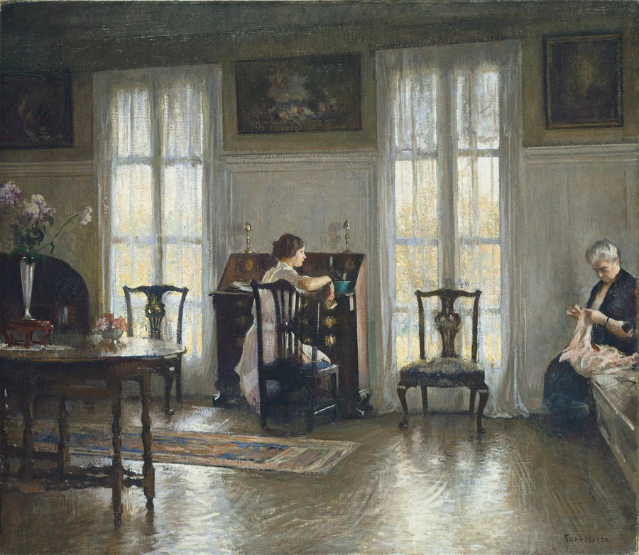 Mor og Maria - Edmund Charles Tarbell