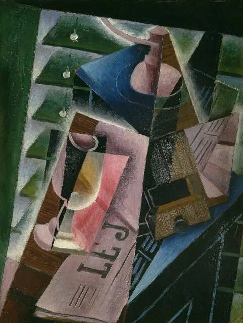 Kaffekvern og glass - Juan Gris