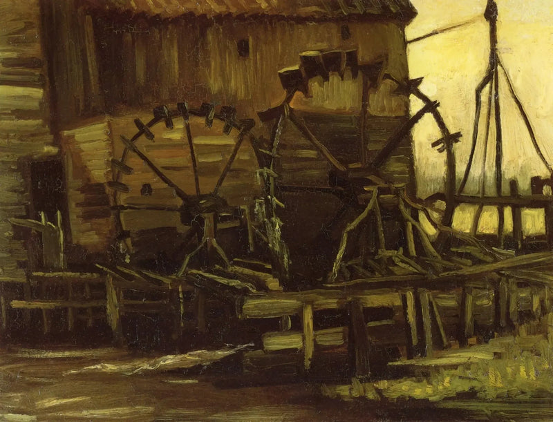 Vannmølle i Gennep - Vincent van Gogh