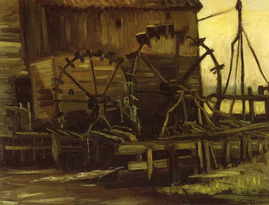 Vannmølle i Gennep - Vincent van Gogh