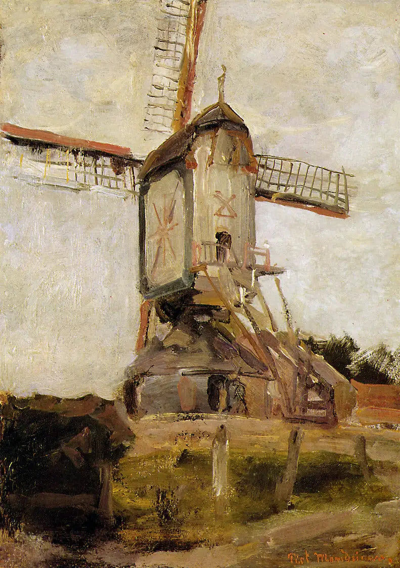Heeswijk-mølle - Piet Mondrian