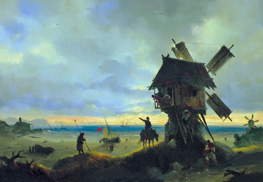 Vindmølle ved sjøen - Ivan Aïvazovski

Source:
Moulin à vent au bord de la mer - Ivan Aïvazovski