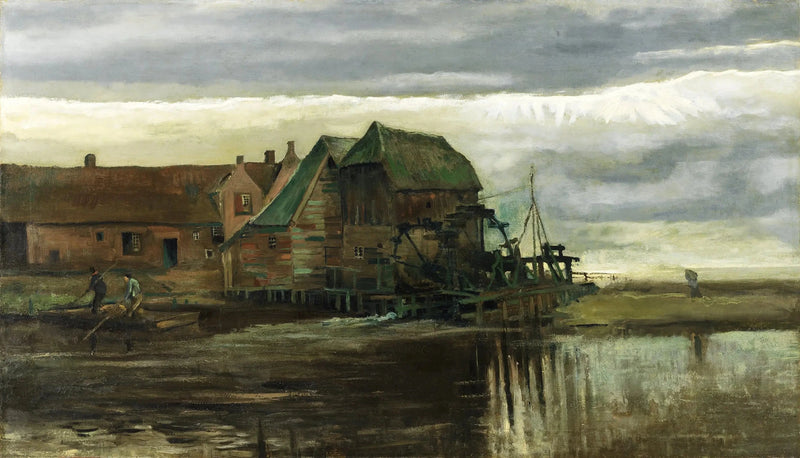 Vannmølle i Gennep - Vincent van Gogh