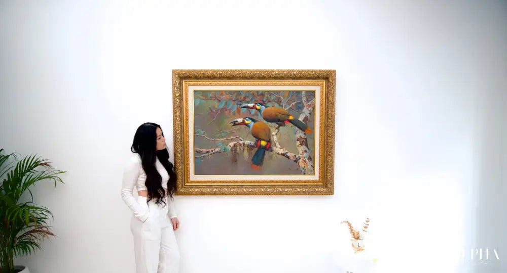 Mountain Toucan – Somchai | 60 x 90 cm Reproductions de tableaux à la peinture à l’huile