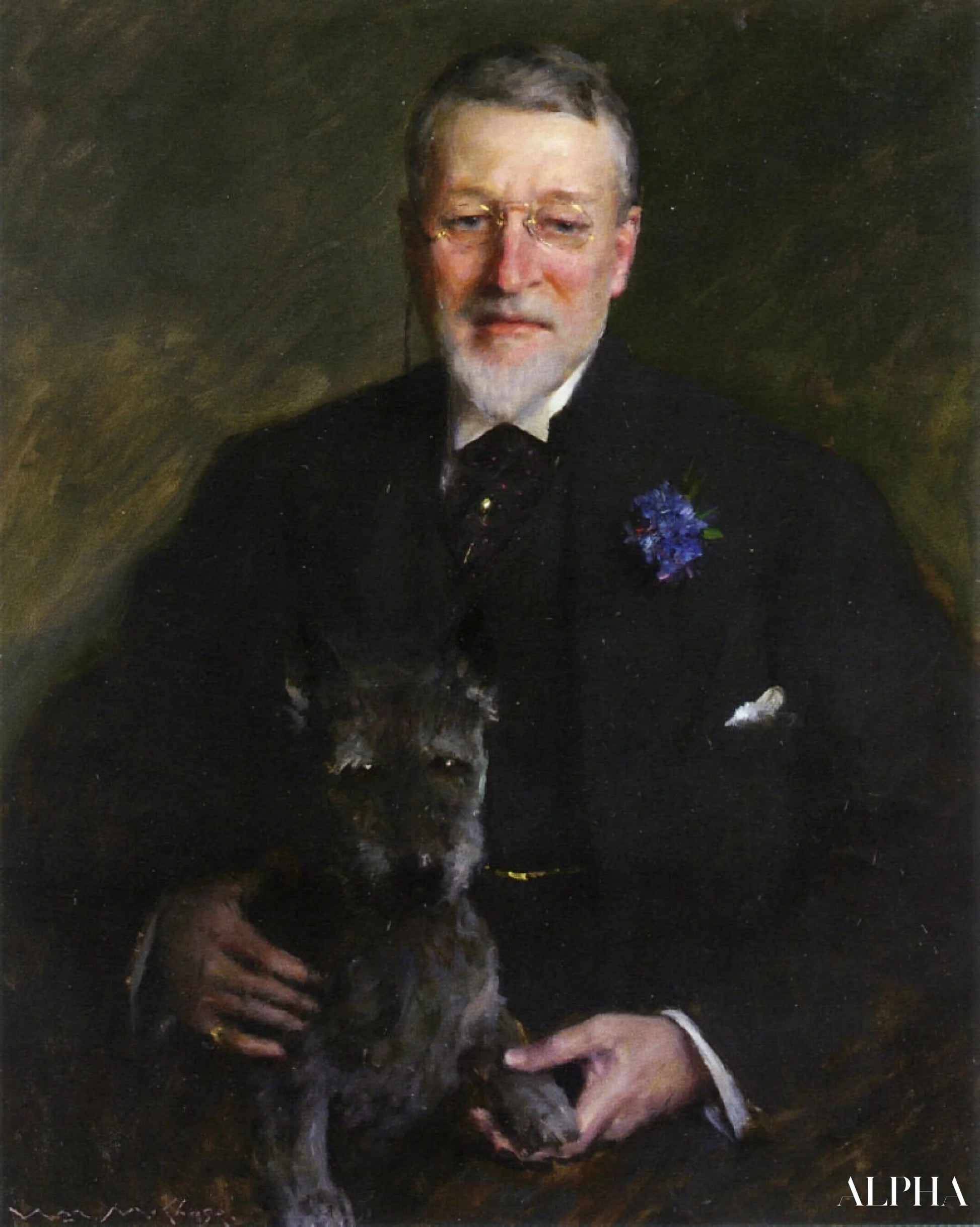 Mr. Francis Guerin Lloyd - William Merritt Chase - Reproduksjoner av høykvalitets malerier og bilder