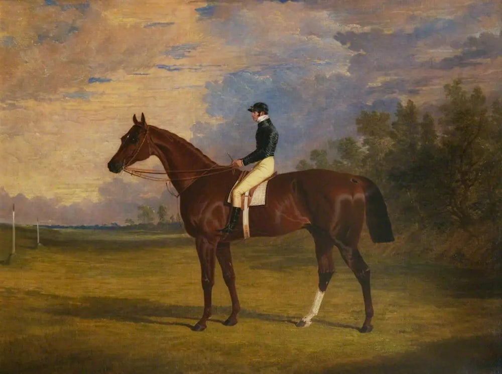Mundig', vainqueur du Derby, 1835 - John Frederick Herring, Sr. image 1 reproduction artisanale de tableau