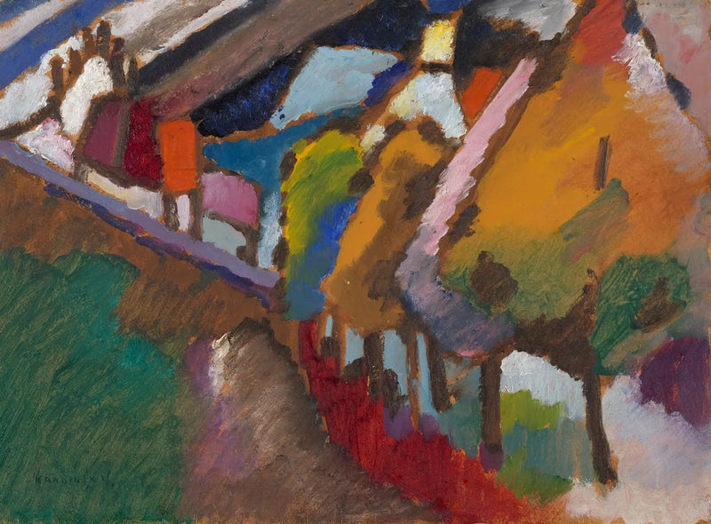 Murnau - Slott og kirke - Vassily Kandinsky