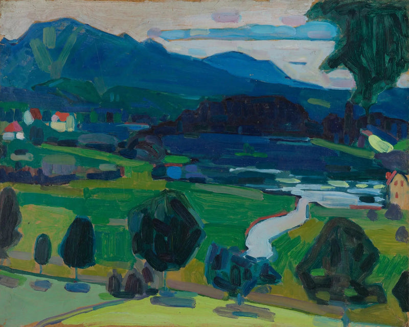 Murnau - Utsikt over Staffelsee - Vassily Kandinsky
