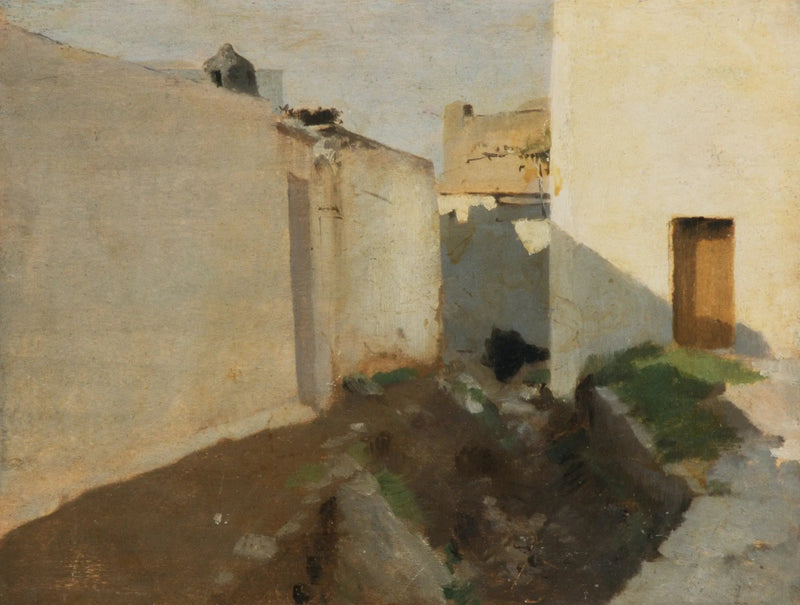 Hvite vegger i solen, Marokko - John Singer Sargent