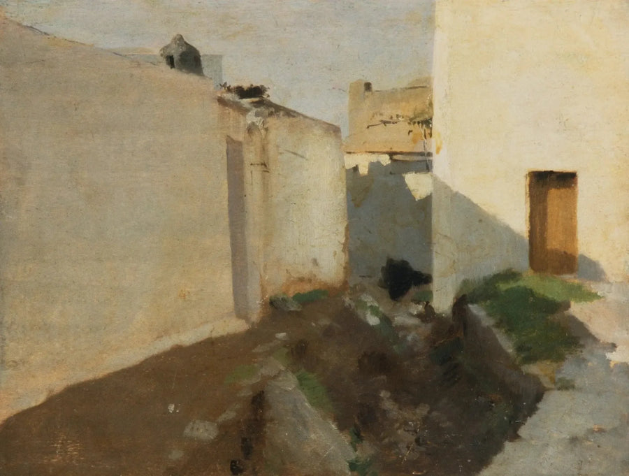 Hvite vegger i solen, Marokko - John Singer Sargent