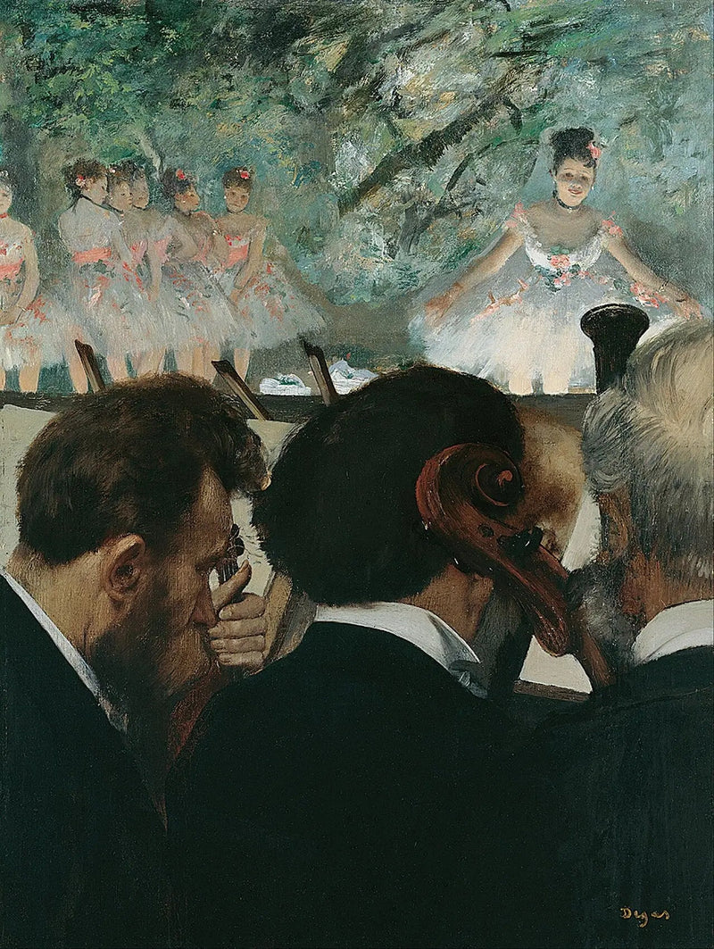 Musikere i orkesteret - Edgar Degas