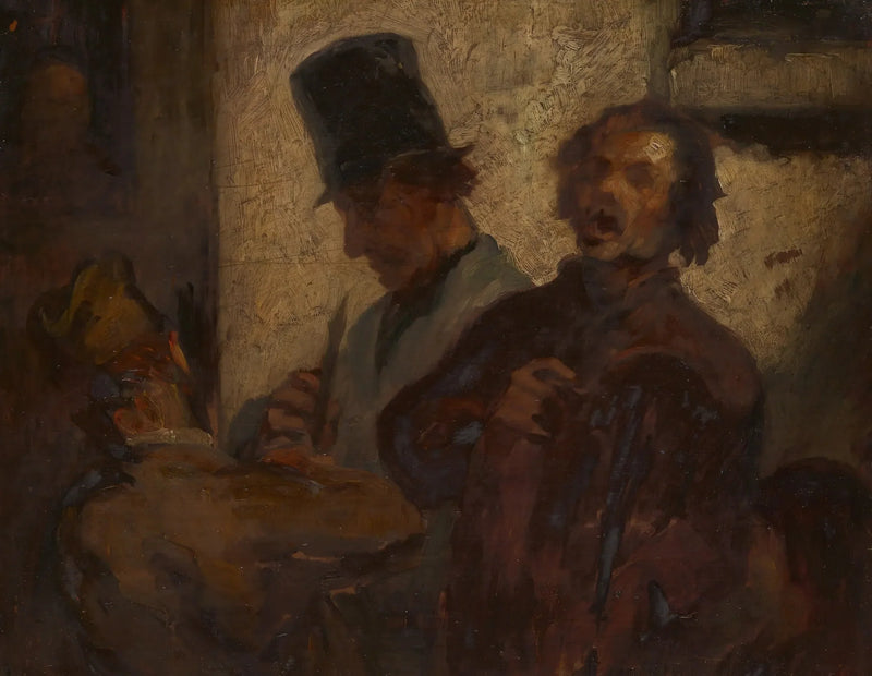 Gatemusikere - Honoré Daumier