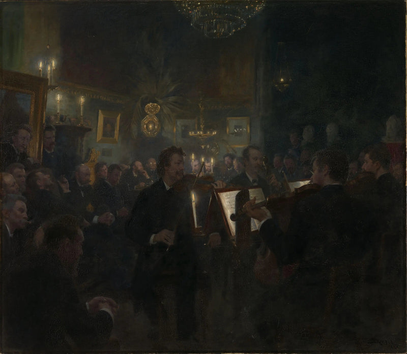Musikk i studio - Peder Severin Krøyer