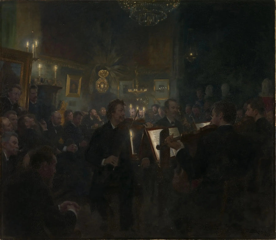 Musikk i studio - Peder Severin Krøyer