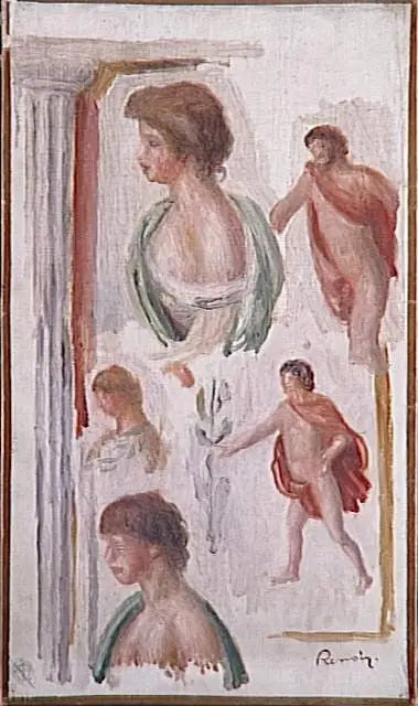 Mytologi, karakterer fra antikk tragedie - Pierre-Auguste Renoir