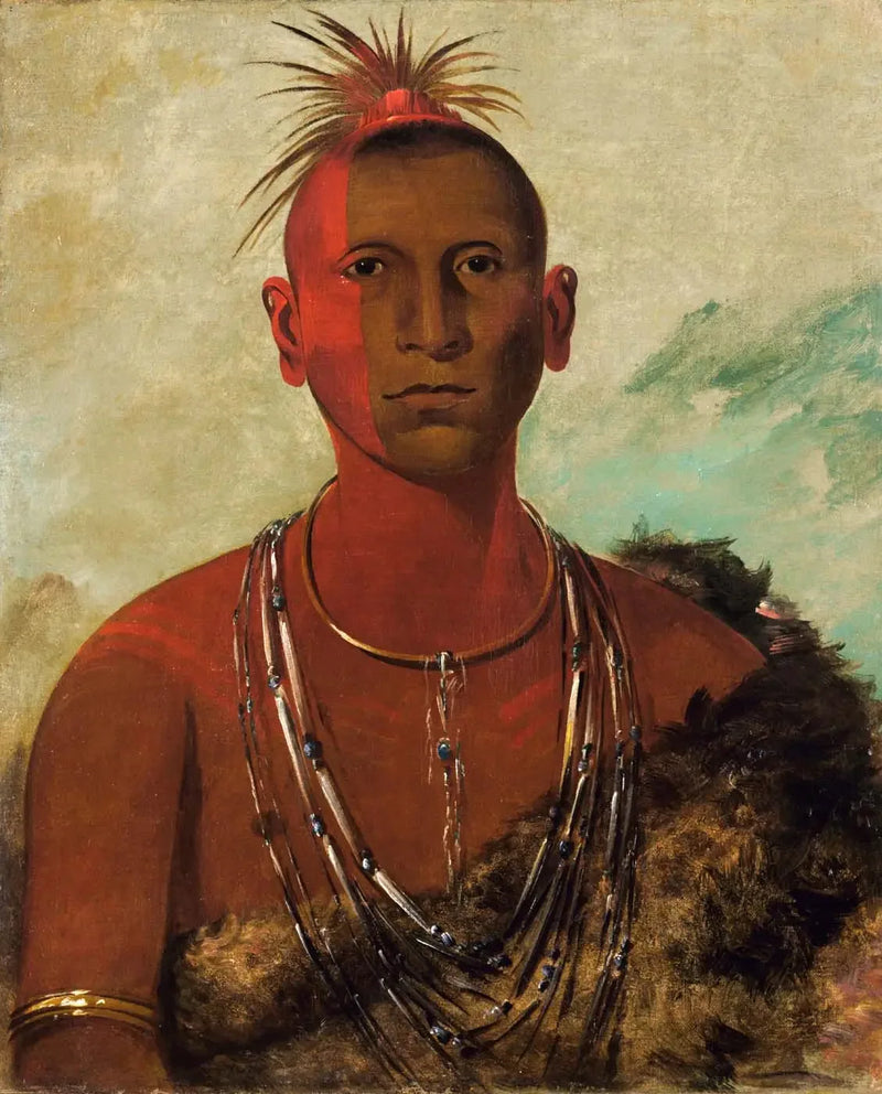 Náh-se-ús-kuk, Tornado av virvelvind, eldste sønn av den svarte hauk - George Catlin

Source:
Náh-se-ús-kuk, Tonnerre tourbillonnant, fils aîné du Faucon noir - George Catlin