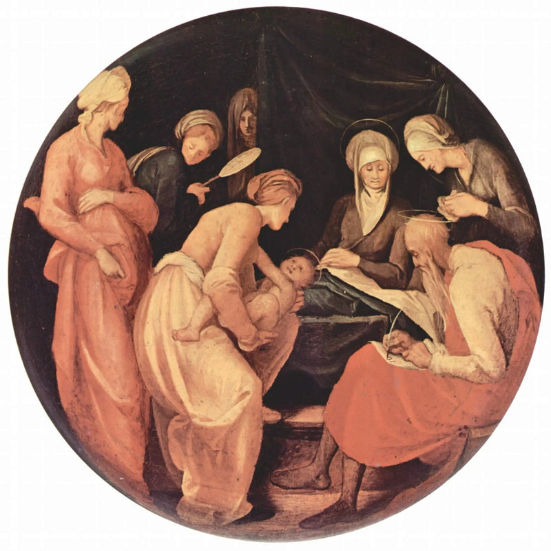 Fødselsen til Jean-Baptiste - Pontormo