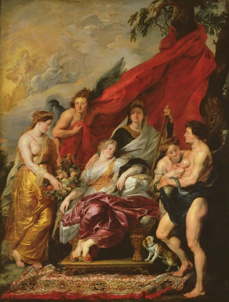 Louis XIII's fødsel - Peter Paul Rubens