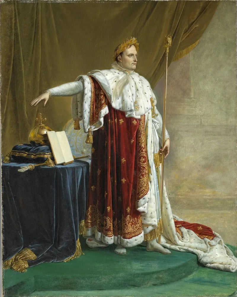 Napoléon den første i helligkledd kostyme - Anne-Louis Girodet

Source:
Napoléon 1er en costume de sacré - Anne-Louis Girodet