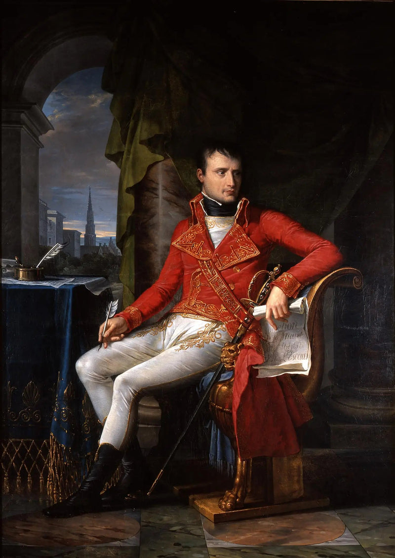 Napoléon Bonaparte, første konsul - Charles Meynier

Source:
Napoléon Bonaparte, premier consul - Charles Meynier