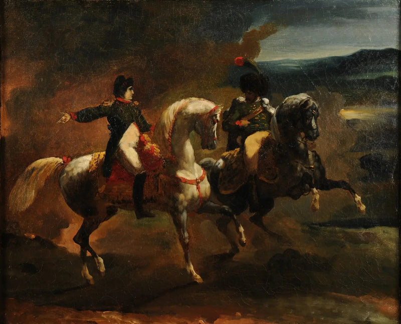 Napoleon gir en ordre til en overoffiser av Guides - Théodore Géricault