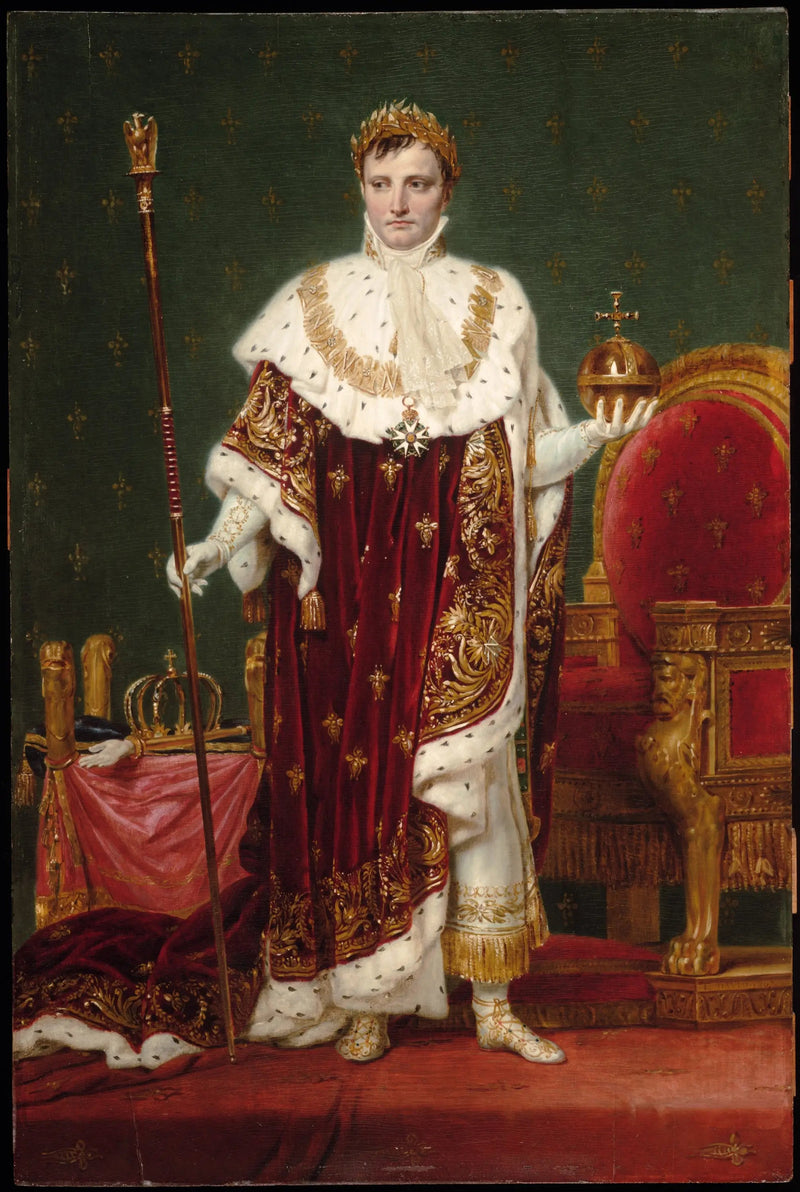 Napoleon I i keiserlige klær - Jacques-Louis David