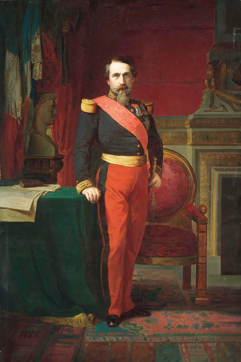 Napoléon III, keiser av franskmennene - Hippolyte Flandrin