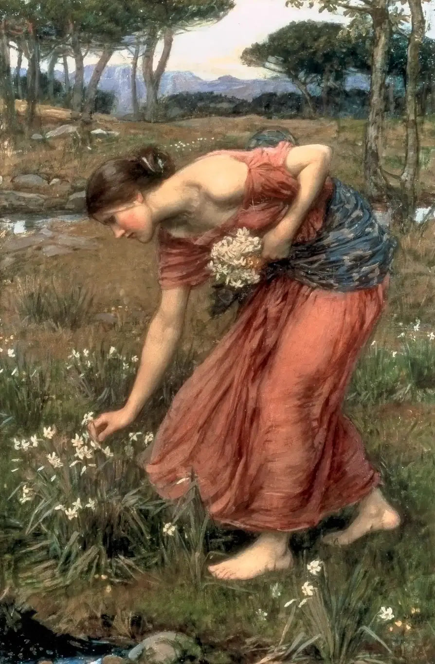Narcisse - John William Waterhouse image 1 tableau peint à l’huile sur toile