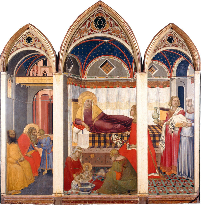 Jomfru Marias fødsel - Pietro Lorenzetti