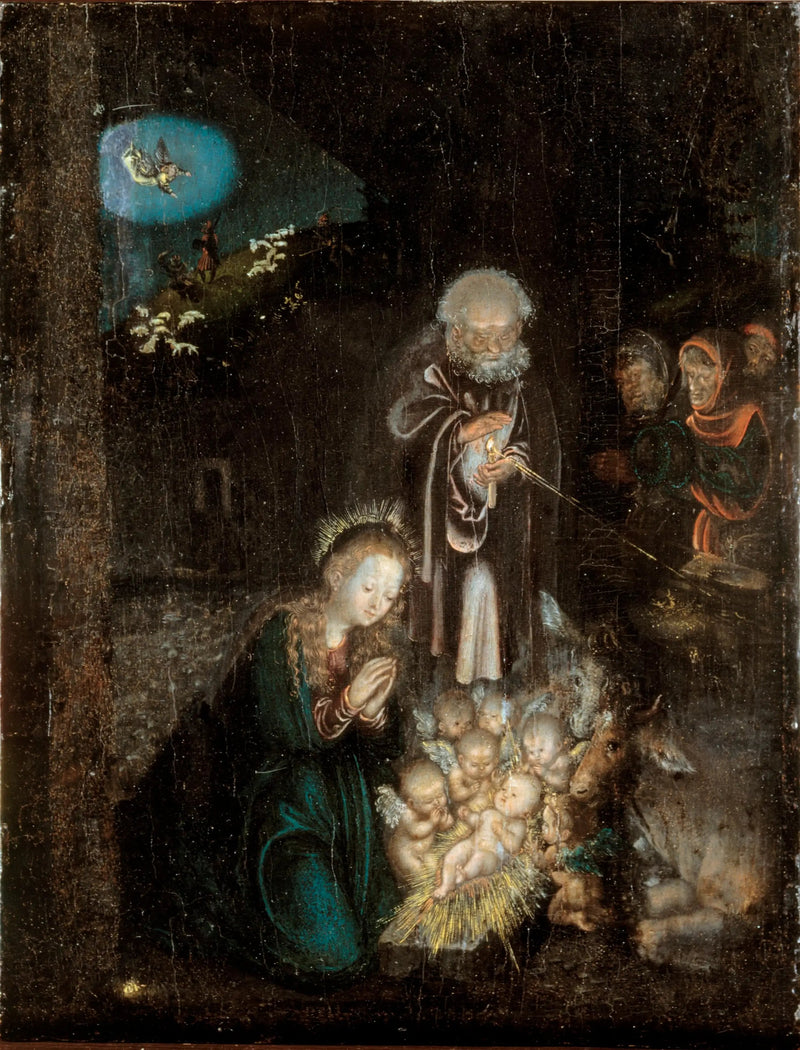 Julefødt - Lucas Cranach den eldre