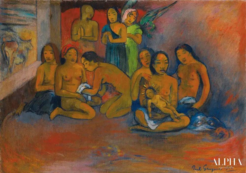 Nativité - Paul Gauguin - Reproductions de tableaux et peintures haut de gamme