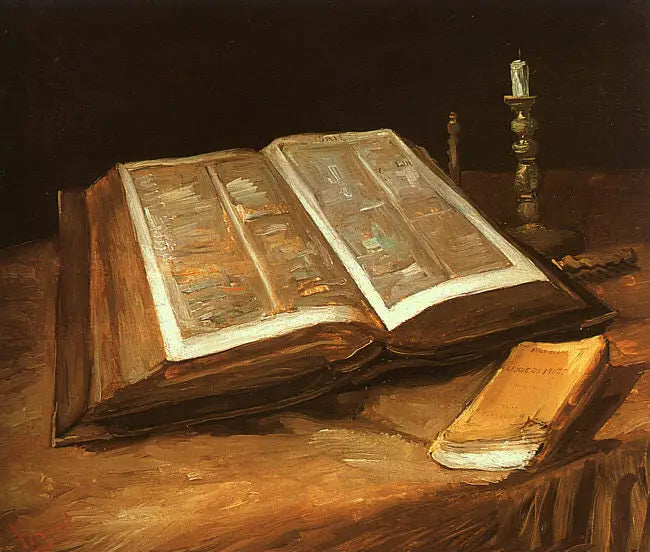Nature morte à la Bible - Vincent van Gogh - Alpha Reproduction