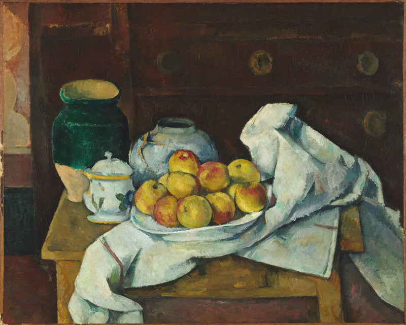 Stilleben med kommode - Paul Cézanne