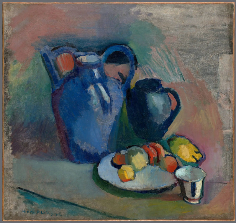 Stilleben med den blå kannen - Henri Matisse