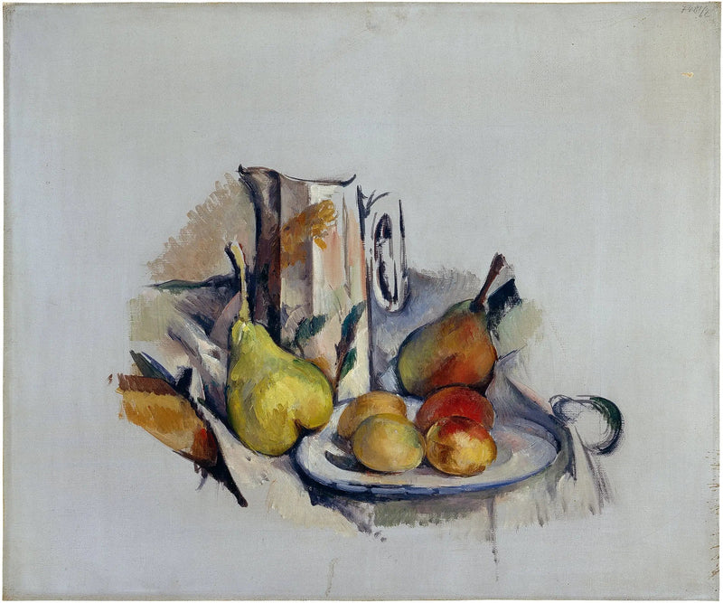 Stilleben med krukke - Paul Cézanne