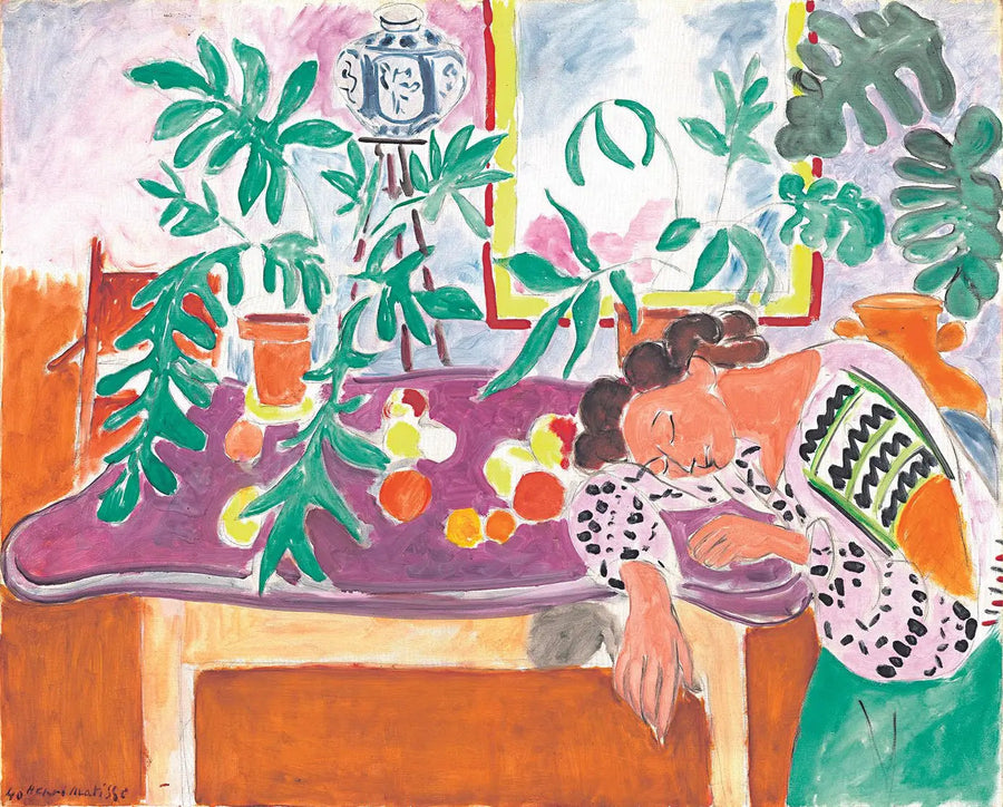 Stilleben med sovende kvinne - Henri Matisse