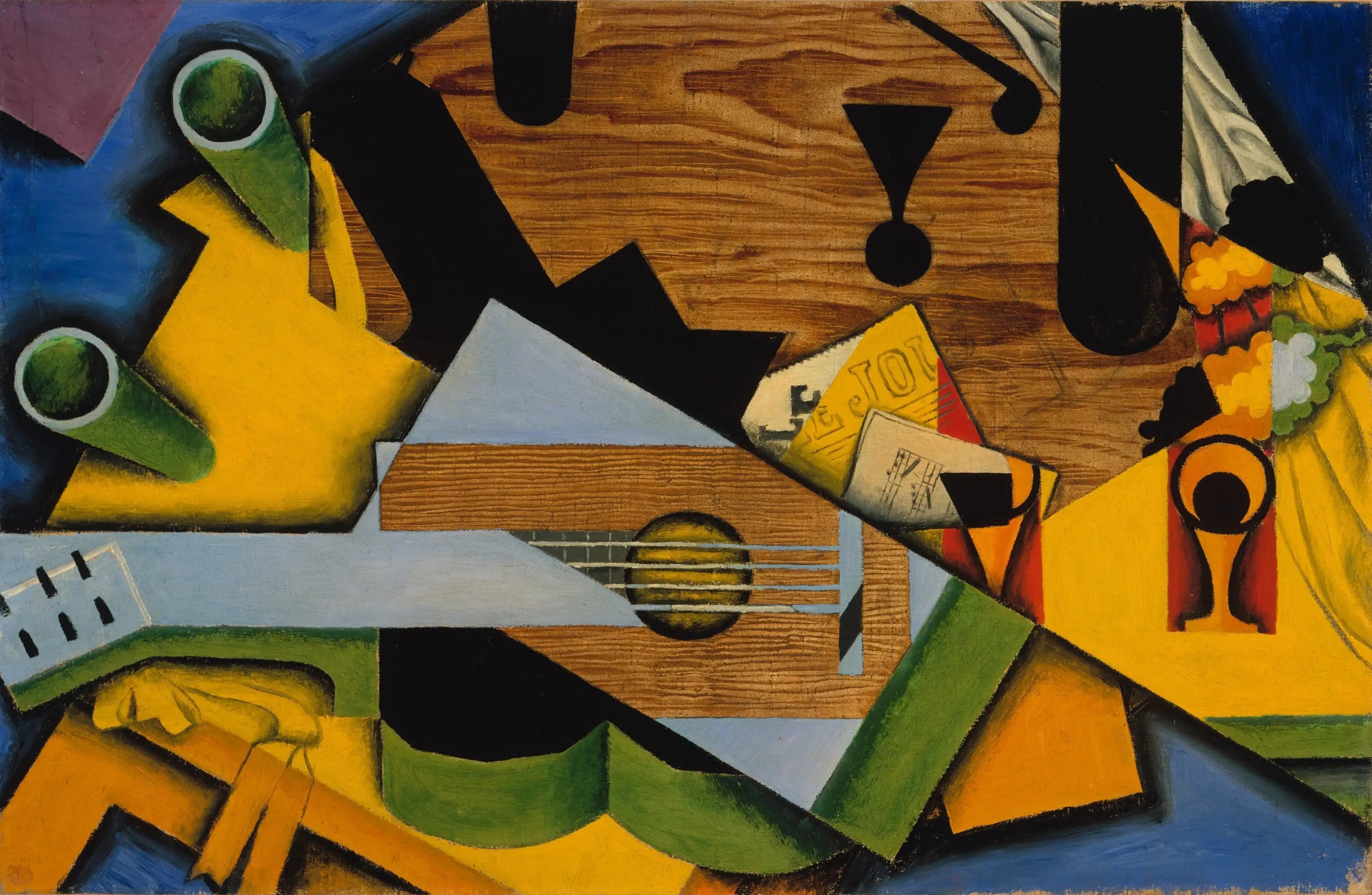 Nature morte à la guitare - Juan Gris - Alpha Reproduction