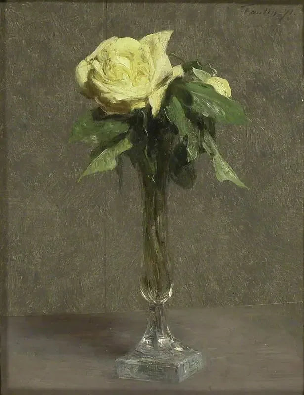 Dødsnatur med gul rose - Henri Fantin-Latour

Source:
Nature morte à la rose jaune - Henri Fantin-Latour