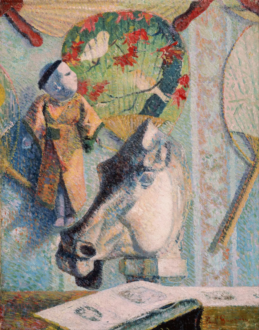 Stilleben med hestehode - Paul Gauguin