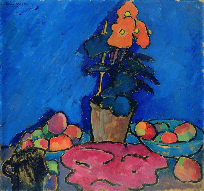 Dødsnatur med begonia - Alexej von Jawlensky

Source:
Nature morte au bégonia - Alexej von Jawlensky
