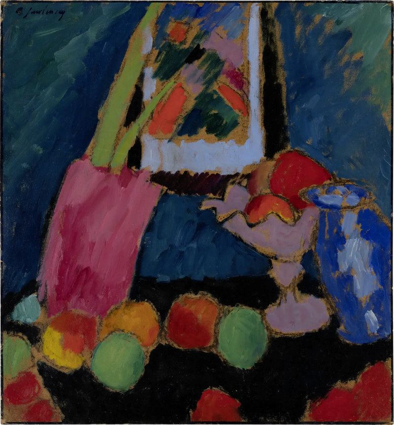 Dødt natur med lilla bolle - Alexej von Jawlensky

Source:
Nature morte au bol violet - Alexej von Jawlensky