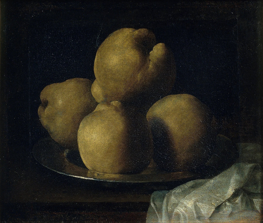 Dødsstilleben i hjørnet - Francisco de Zurbarán