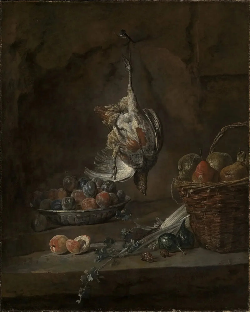 Død natur med fasan - Jean Siméon Chardin