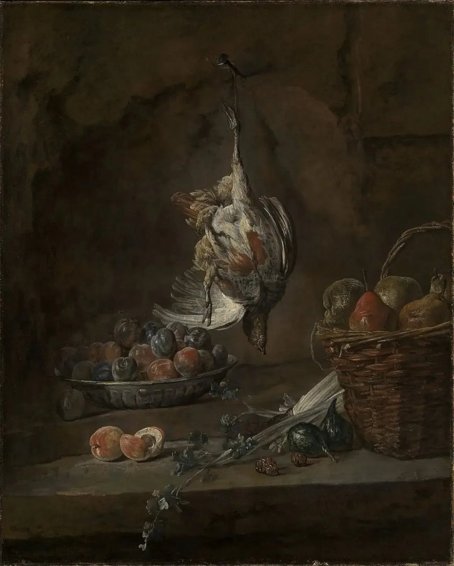 Død natur med fasan - Jean Siméon Chardin
