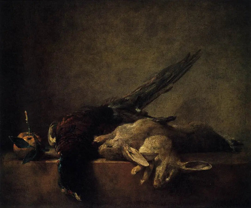 Dødning med vilt - Jean Siméon Chardin
