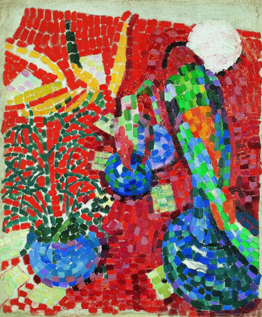Stilleben med papegøye - Robert Delaunay