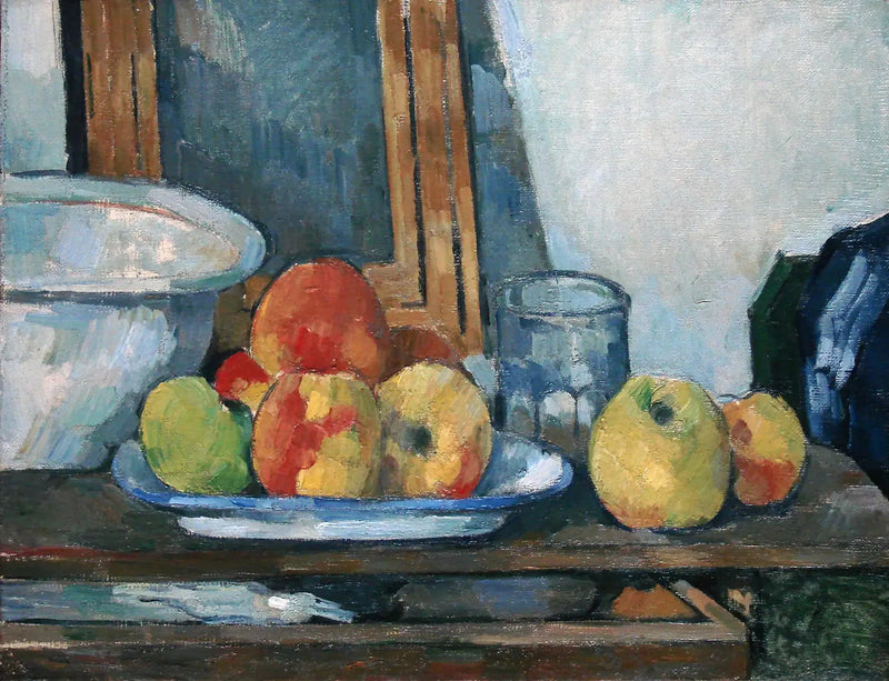 Stilleben med åpen skuff - Paul Cézanne