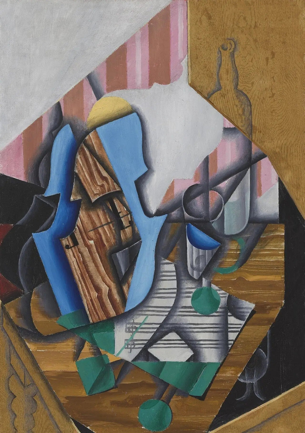 Nature morte au violon et partition - Juan Gris image 1 reproduction d’œuvre d’art à l’huile