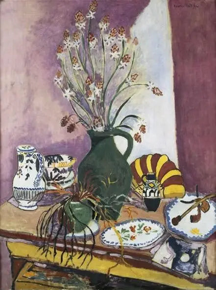 Stilleben med asphodeler - Henri Matisse